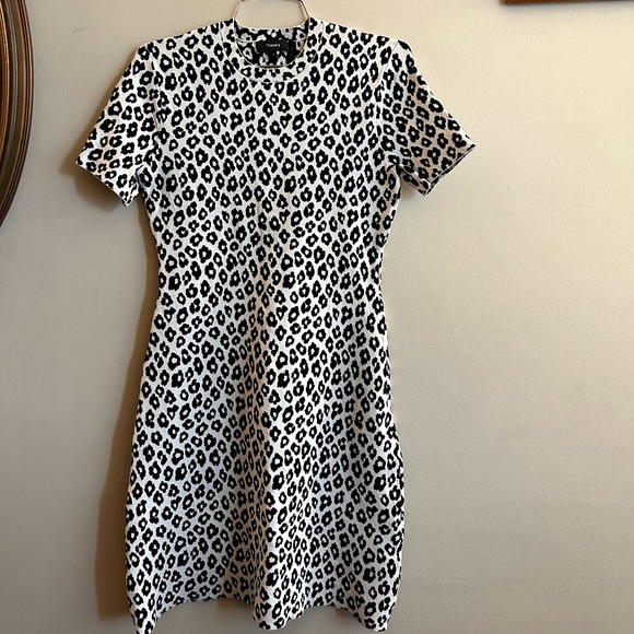 Theory leopard jacquard Dress - Size Small - Picture 3 of 7